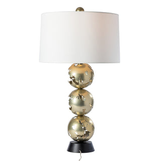 Pangea Pangea Tall Table Lamp in Modern Brass