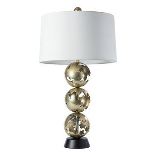 Pangea Pangea Tall Table Lamp in Modern Brass