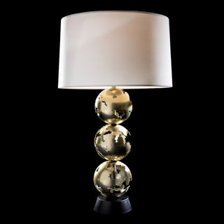 Pangea Pangea Tall Table Lamp in Modern Brass