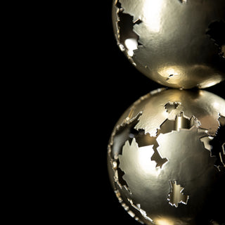 Pangea Pangea Tall Table Lamp in Modern Brass