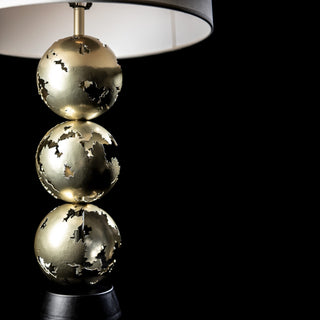 Pangea Pangea Tall Table Lamp in Modern Brass