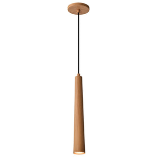 Melrose LED Pendant in Ash Wood