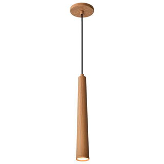 Melrose LED Pendant in Ash Wood