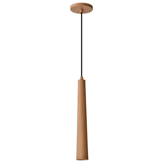 Melrose LED Pendant in Ash Wood