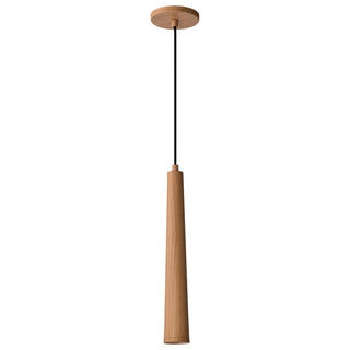 Melrose LED Pendant in Ash Wood
