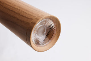Melrose LED Pendant in Ash Wood