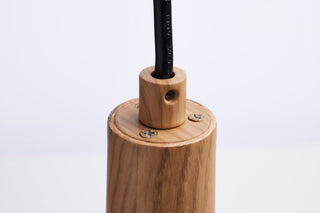 Melrose LED Pendant in Ash Wood