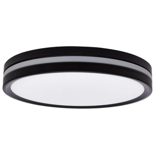 LED Flush Mount in Matte Black