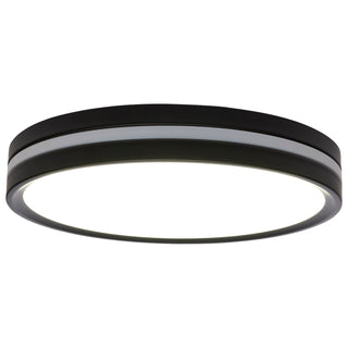 LED Flush Mount in Matte Black