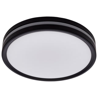 LED Flush Mount in Matte Black