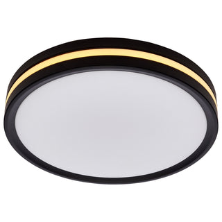 LED Flush Mount in Matte Black