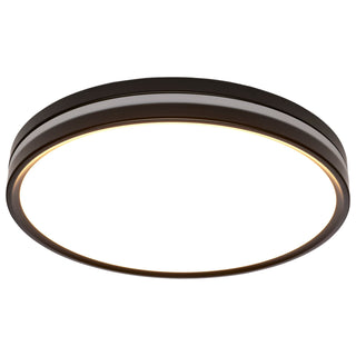 LED Flush Mount in Matte Black
