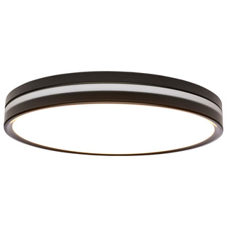 LED Flush Mount in Matte Black
