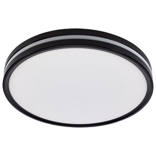 LED Flush Mount in Matte Black
