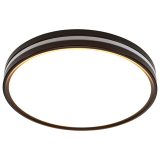 LED Flush Mount in Matte Black