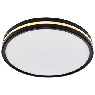 LED Flush Mount in Matte Black