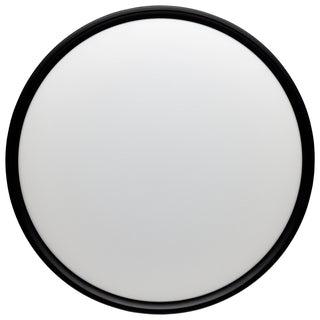 LED Flush Mount in Matte Black