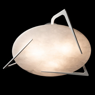 Callisto Callisto Semi-Flush in White