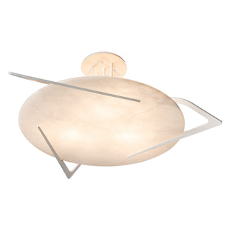 Callisto Callisto Semi-Flush in White