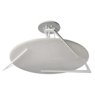 Callisto Callisto Semi-Flush in White