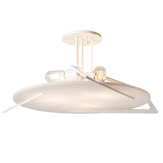Callisto Callisto Semi-Flush in White