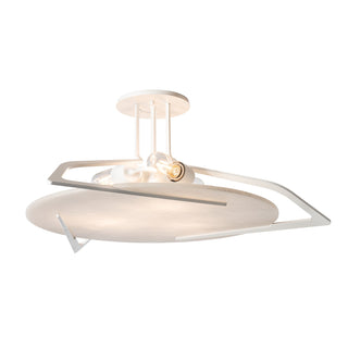 Callisto Callisto Semi-Flush in White