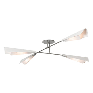 Vertex Vertex Large Pendant/Semi-Flush in Vintage Platinum