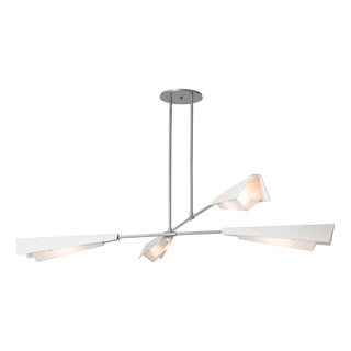 Vertex Vertex Large Pendant/Semi-Flush in Vintage Platinum