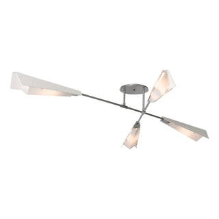 Vertex Vertex Large Pendant/Semi-Flush in Vintage Platinum
