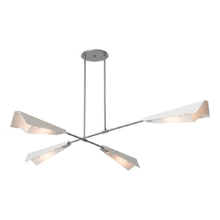 Vertex Vertex Large Pendant/Semi-Flush in Vintage Platinum