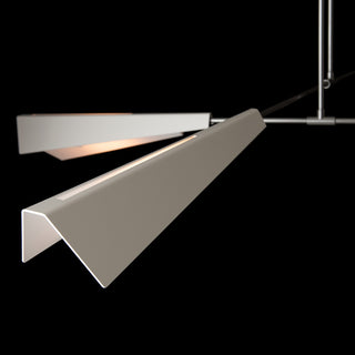 Vertex Vertex Large Pendant/Semi-Flush in Vintage Platinum