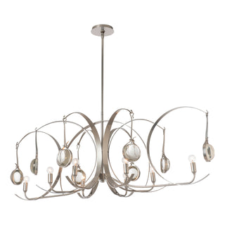 Optic Optic 8-Light Oval Pendant in Sterling