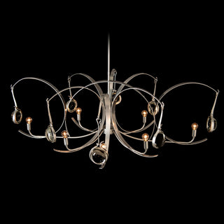 Optic Optic 8-Light Oval Pendant in Sterling
