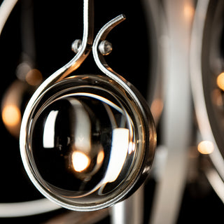 Optic Optic 8-Light Oval Pendant in Sterling