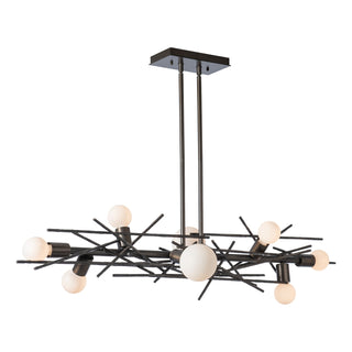 Brindille Brindille 8-Light Linear Pendant in Dark Smoke