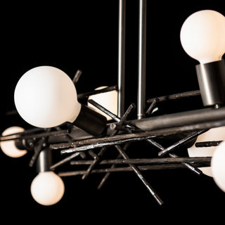 Brindille Brindille 8-Light Linear Pendant in Dark Smoke