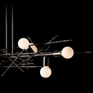 Brindille Brindille 8-Light Linear Pendant in Dark Smoke
