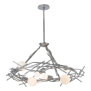 Brindille Brindille 6-Light Circular Pendant in Sterling