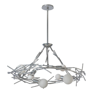 Brindille Brindille 6-Light Circular Pendant in Sterling