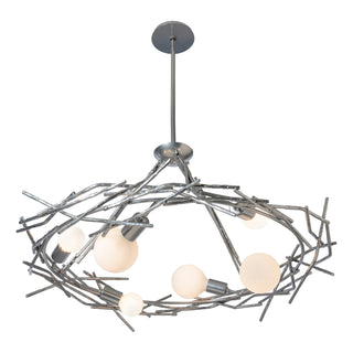 Brindille Brindille 6-Light Circular Pendant in Sterling