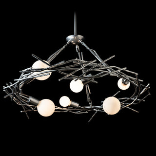 Brindille Brindille 6-Light Circular Pendant in Sterling