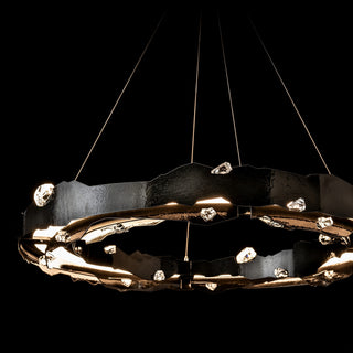 Trove Trove LED Circular Pendant in Ink