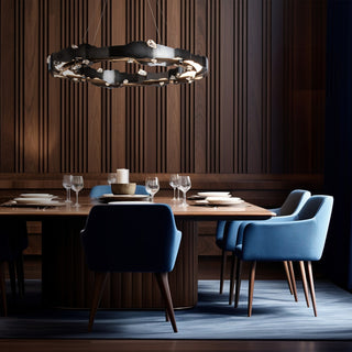 Trove Trove LED Circular Pendant in Ink
