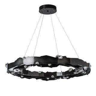 Trove Trove LED Circular Pendant in Ink