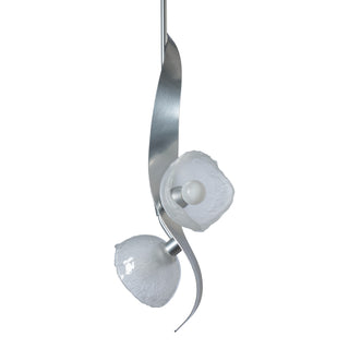 Mika Mika 2-Light Pendant in Sterling