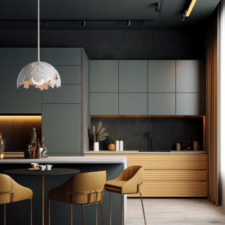 Pangea Pangea 1-Light Pendant in White