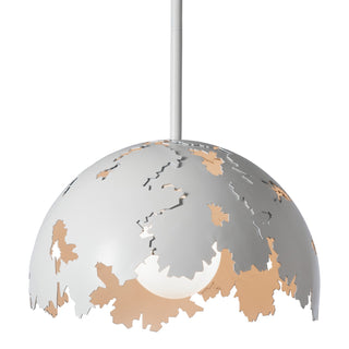 Pangea Pangea 1-Light Pendant in White