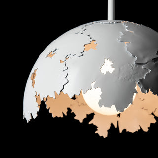Pangea Pangea 1-Light Pendant in White