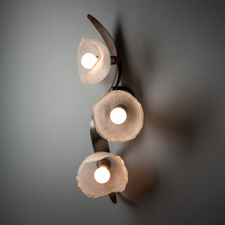 Mika Mika 3-Light Large Sconce/Semi-Flush in Dark Smoke
