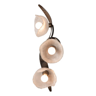 Mika Mika 3-Light Large Sconce/Semi-Flush in Dark Smoke